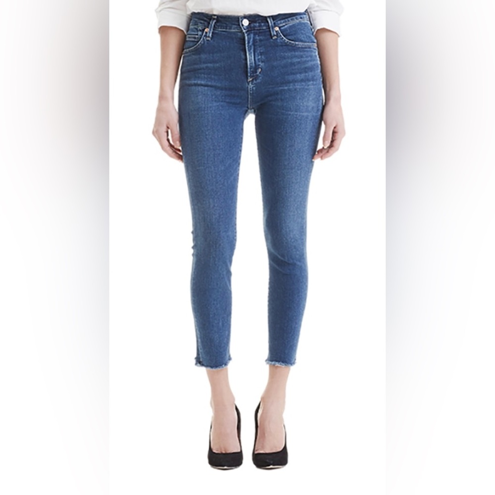 Citizens of Humanity Raw Hem Skinny Jeans